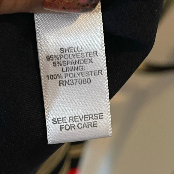 Cato Bold Striped Faux Wrap Asymmetrical Dress - EUC - 18W - Picture 6 of 8